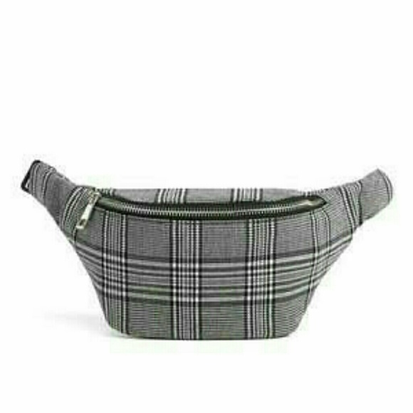 plaid fanny pack